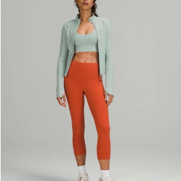 lululemon Nulu Cropped Define Jacket Silver Blue 10 - Picture 8 of 12